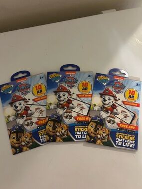 3 Holotoyz Paw Patrol Augmented Reality Stickers